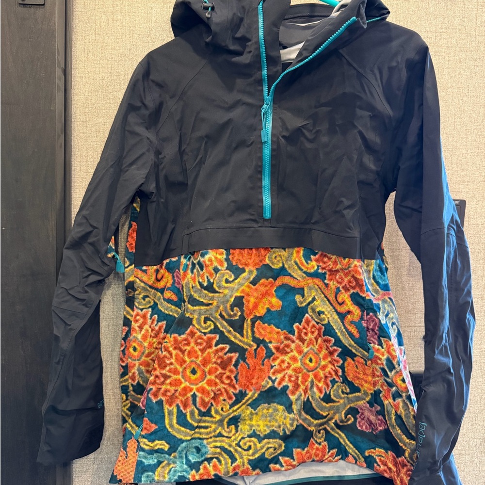 Burton Pullover Ski Jacket with Floral Panel